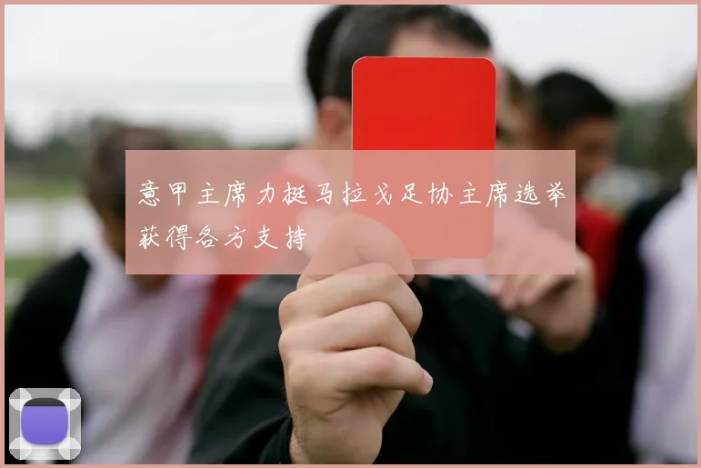 意甲主席力挺马拉戈足协主席选举获得各方支持